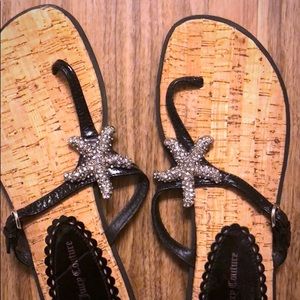 Juicy couture starfish sandals - CUTE